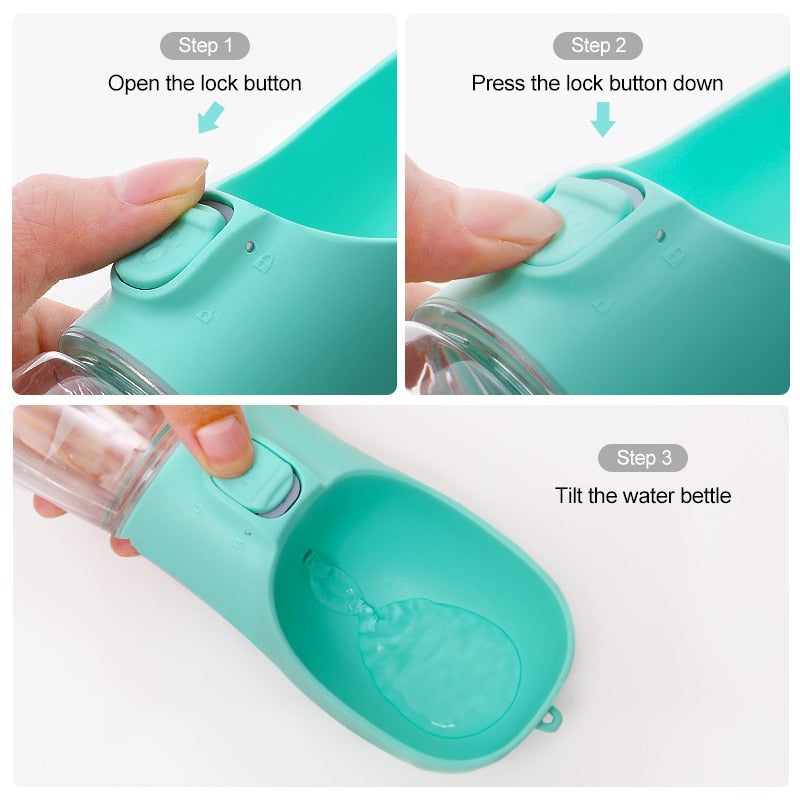 Portable Dog Water Bottle For Small Large Dogs