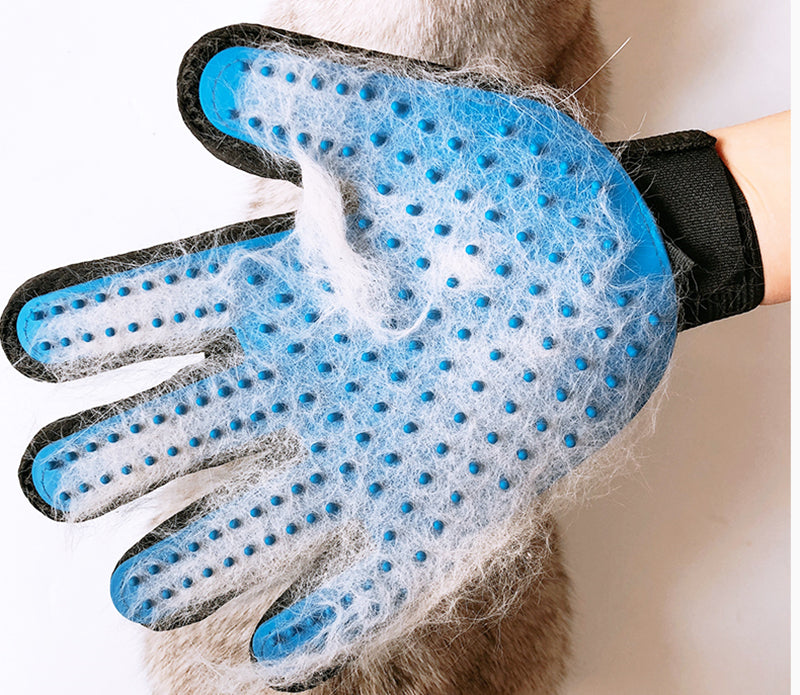 Dog Hair Deshedding Brush Gloves