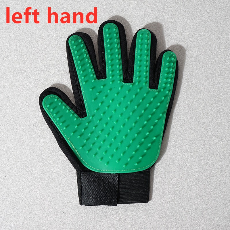 Dog Hair Deshedding Brush Gloves