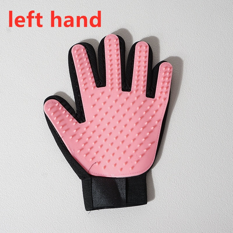 Dog Hair Deshedding Brush Gloves