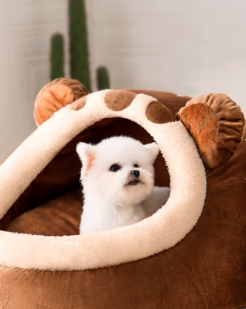 Cozy Tent Cave Indoor Nest Kennel Hut for Puppy