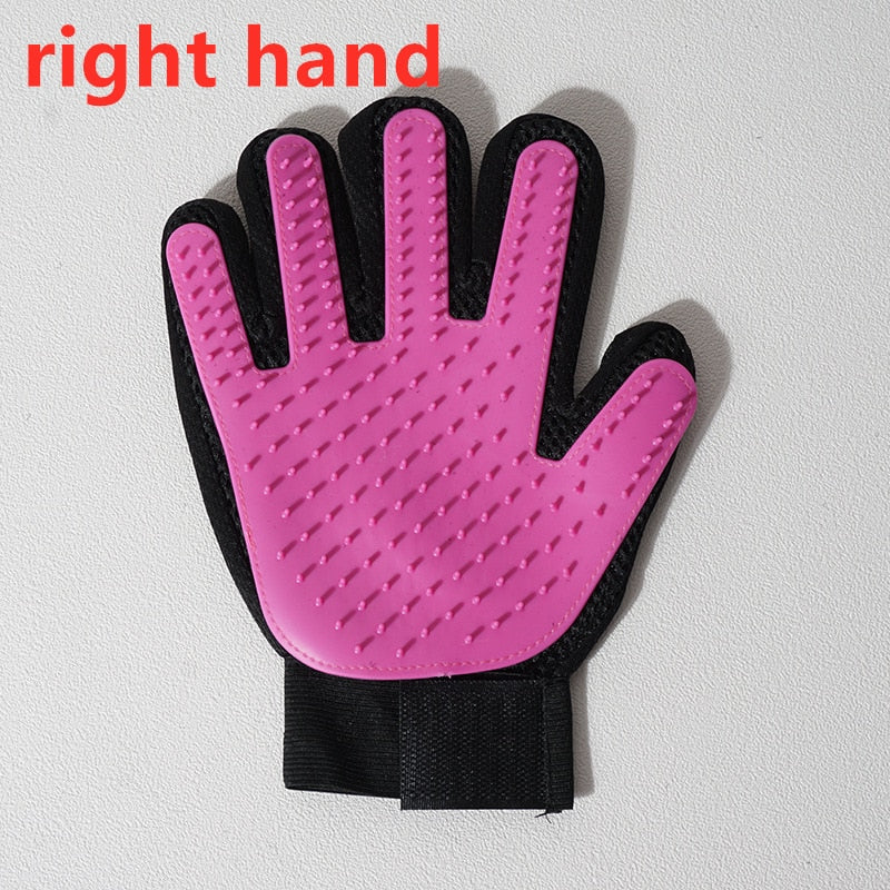 Dog Hair Deshedding Brush Gloves