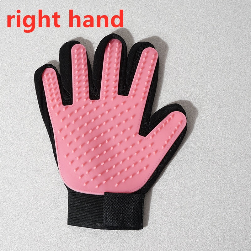 Dog Hair Deshedding Brush Gloves