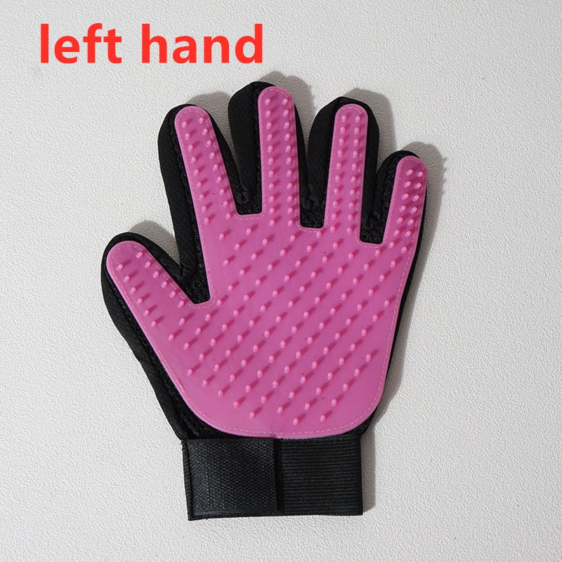 Dog Hair Deshedding Brush Gloves