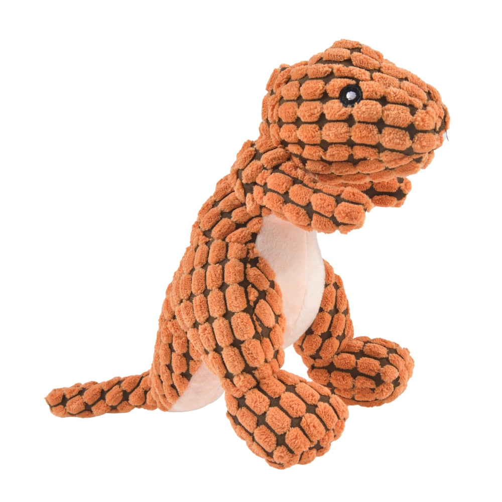 1PC Dogs Pet Plush Dinosaur Toys