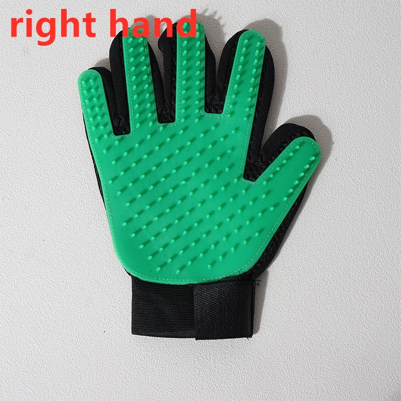 Dog Hair Deshedding Brush Gloves