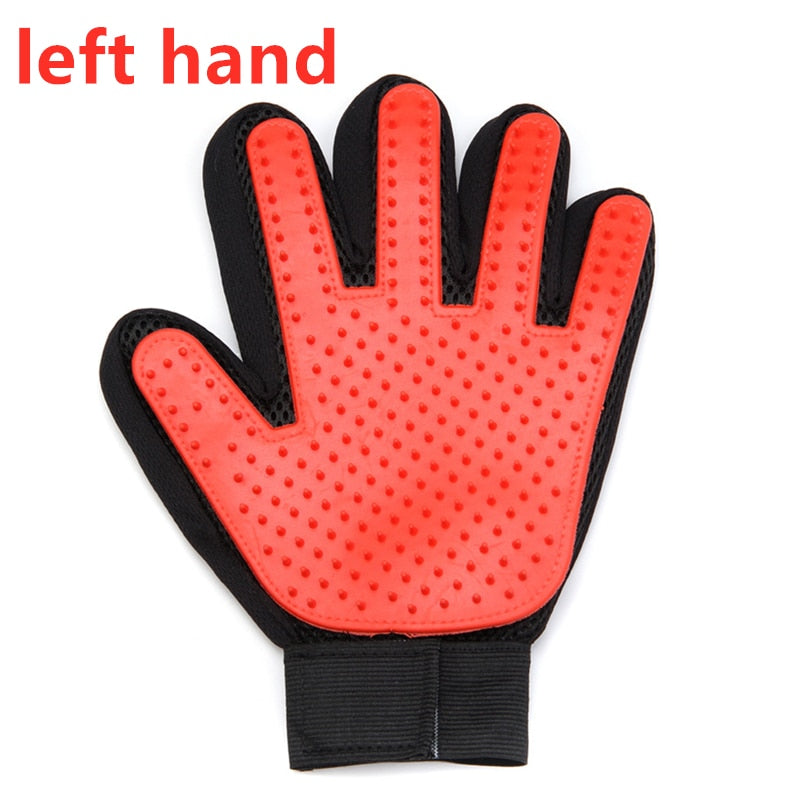 Dog Hair Deshedding Brush Gloves