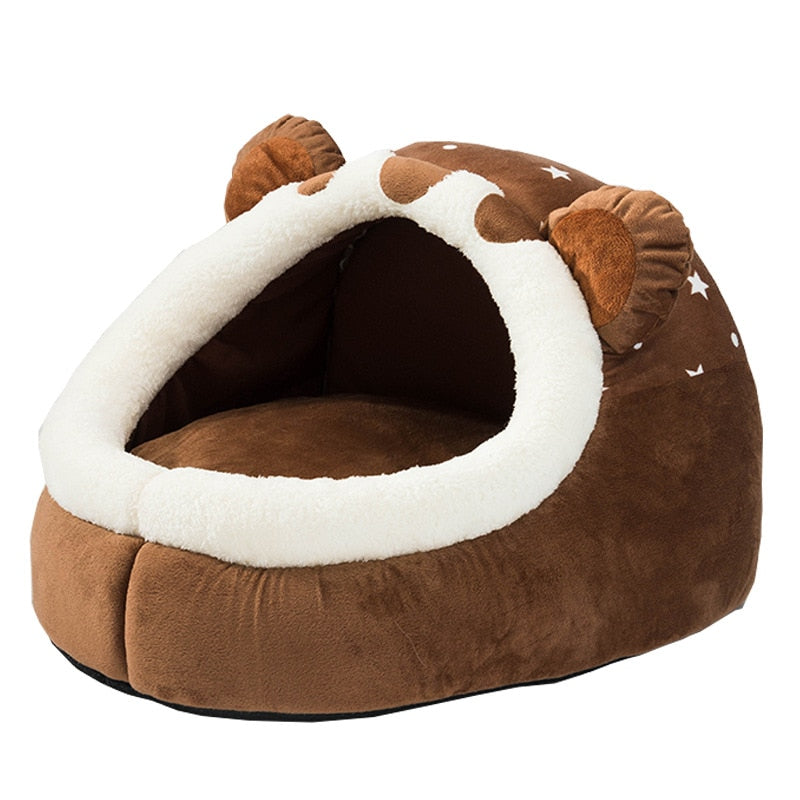 Cozy Tent Cave Indoor Nest Kennel Hut for Puppy