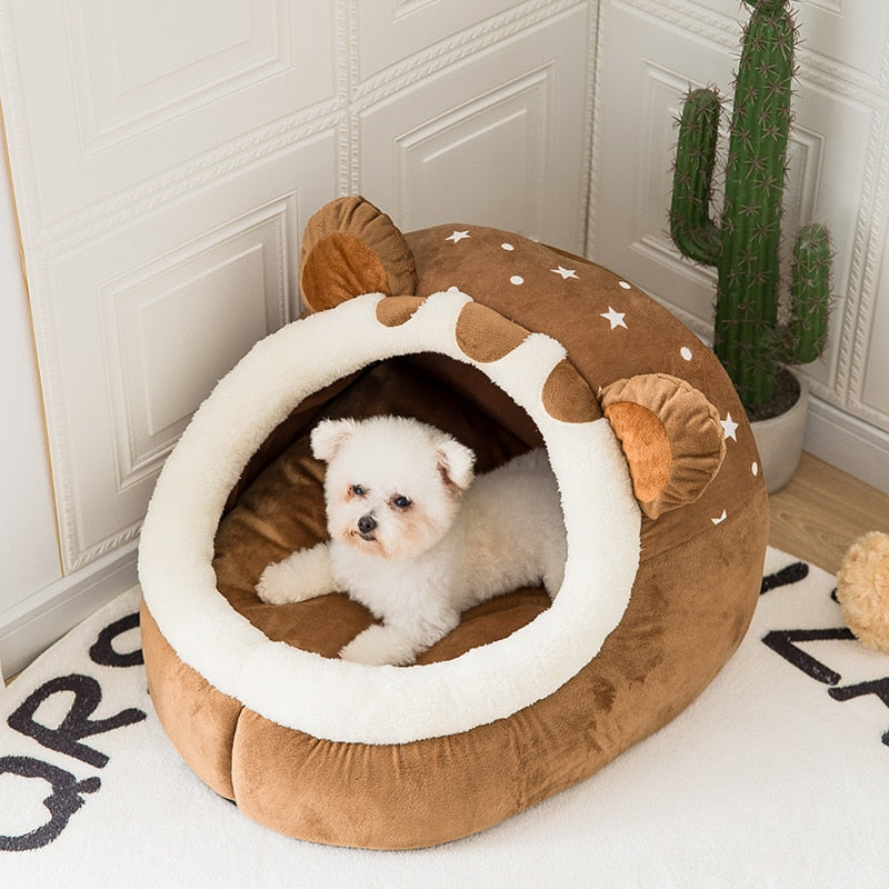 Cozy Tent Cave Indoor Nest Kennel Hut for Puppy