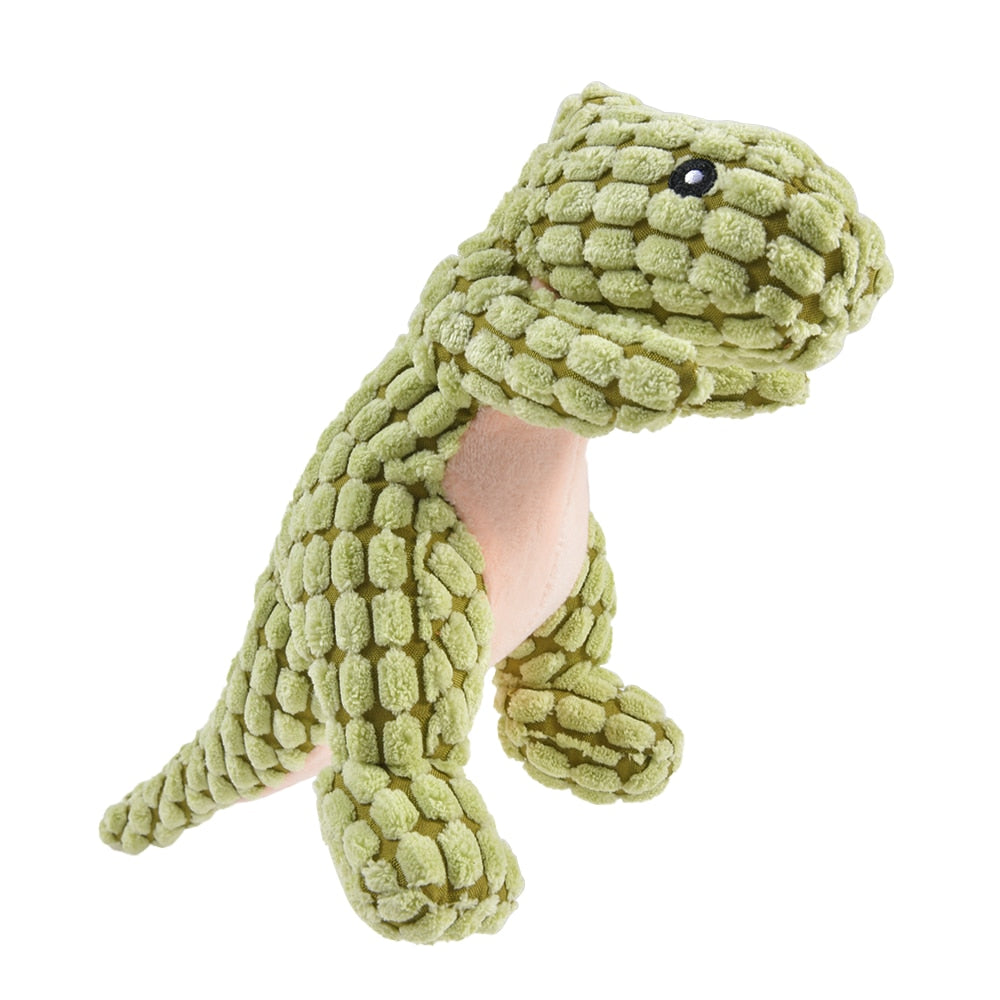 1PC Dogs Pet Plush Dinosaur Toys