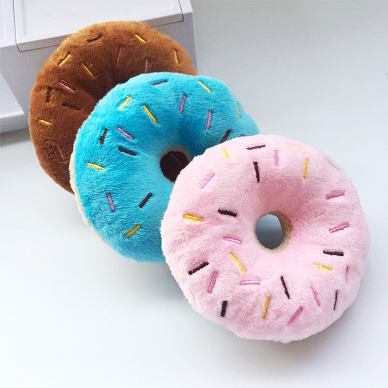 Donuts Plush Pet Dog Toys