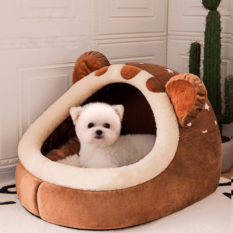 Cozy Tent Cave Indoor Nest Kennel Hut for Puppy